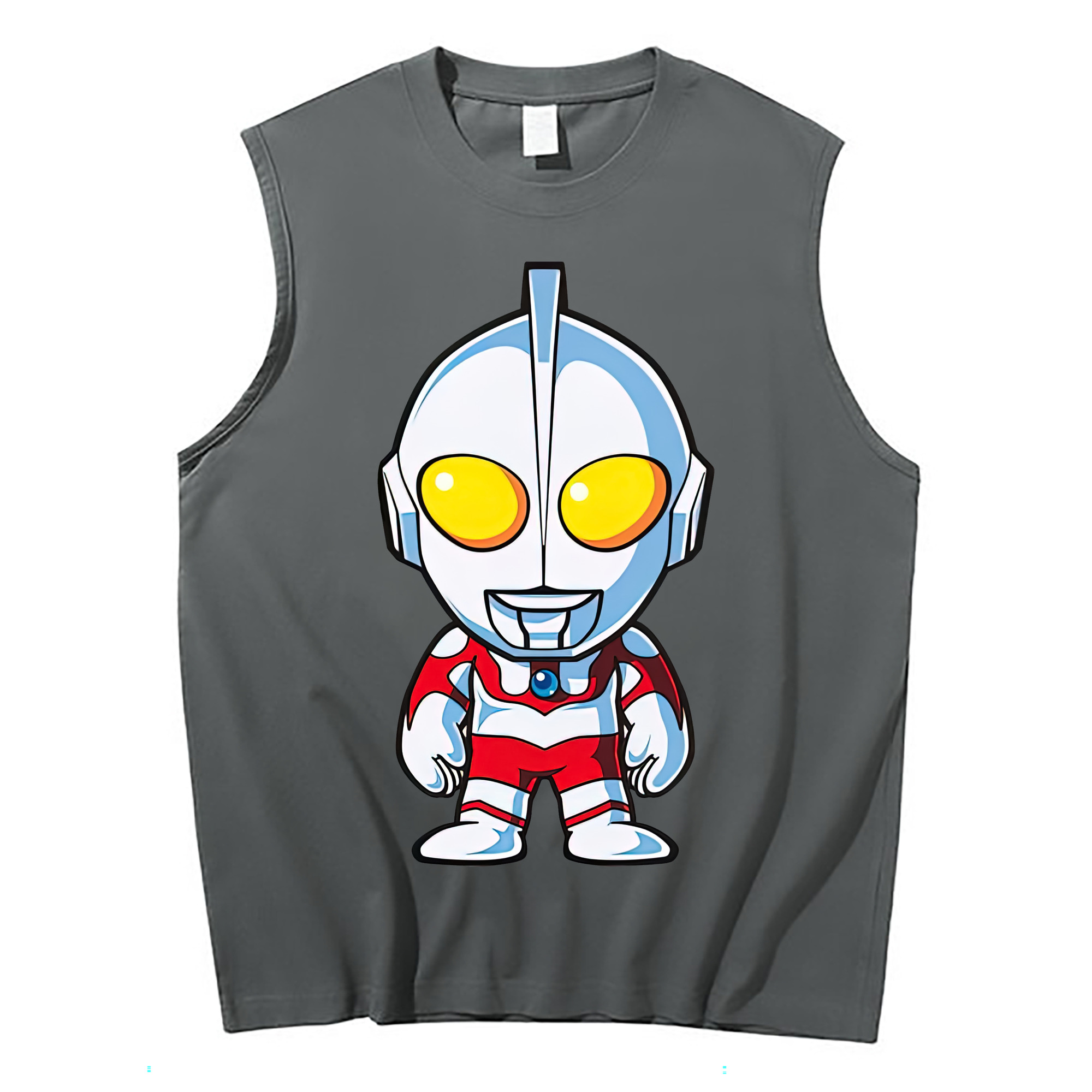 （画像用） ウルトラマン Ultraman コットン100％タンクトップ（フロントプリント）